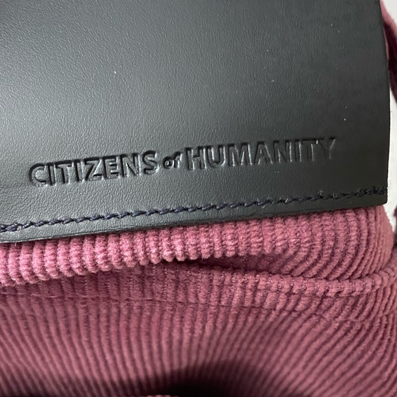 NWOT Citizens Of Humanity Isola Cropped Boot Corduroy In Posey Size 30 - Picture 11 of 11